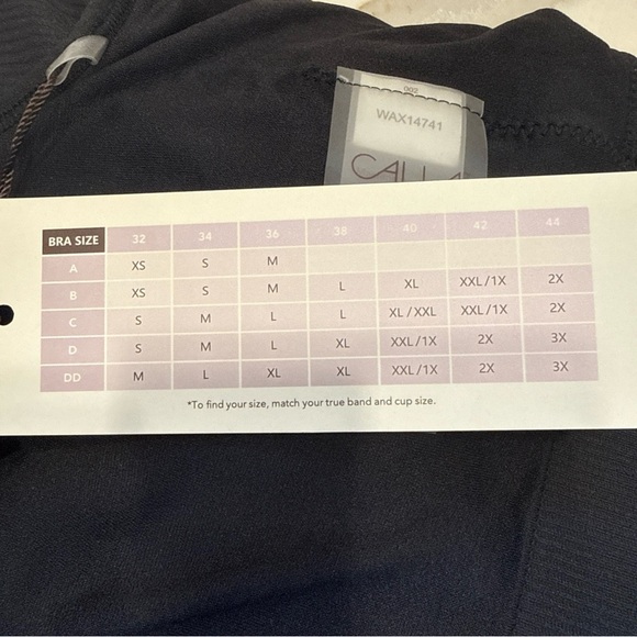 CALIA by Carrie Underwood Black One Shoulder Low Support Brami Ribbed Tank - Picture 8 of 9